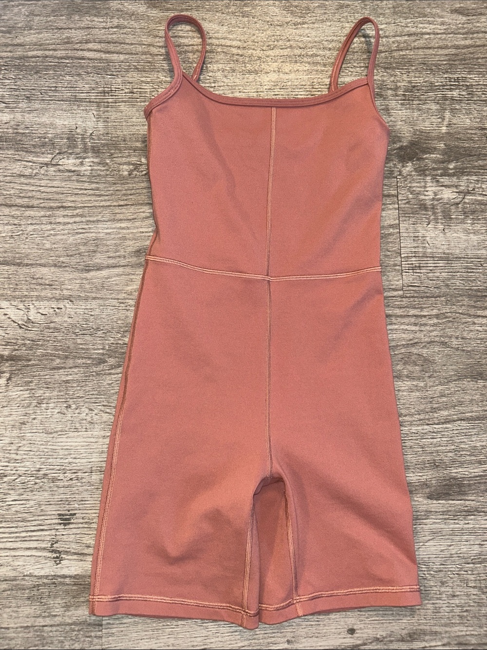 Wilfred Free Aritzia Bike Short Romper XS Dusty Rose Athletic One Piece - Picture 2 of 7